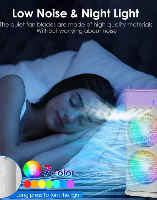Portable Dual Fan Air Cooler